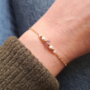 Bracciale Astro Vergine - Bracciale Vergine in pietre naturali e la sua carta del segno - Regalo Vergine