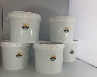 Seau de briques - Briques en mousse XPS pour la création de décors de jeux de guerre 28 mm