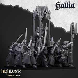 Reliquary with Pilgrims for Fantasy Wargaming by Highland Miniatures