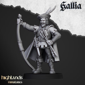 Robin Hood and the Merry Men for wargaming by Highland Miniatures