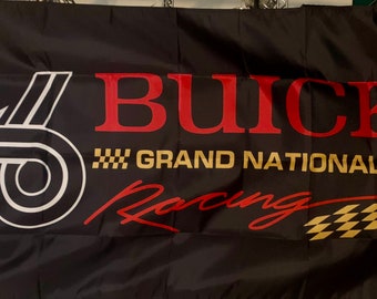 buick grand national racing classic car banner
