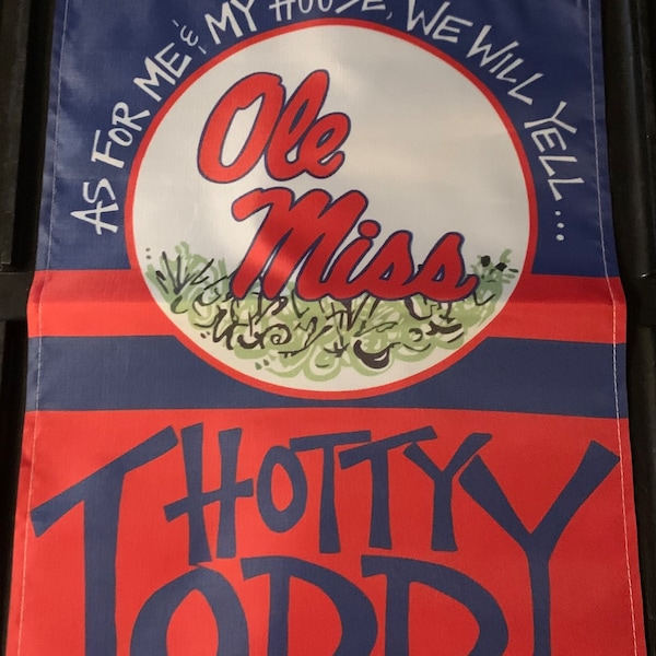 Ole MIss Rebels garden flag