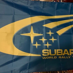 subaru world rally racing banner