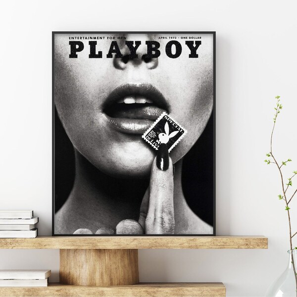 Playboy Magazine Cover - Etsy