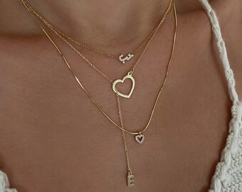 Collier arabe, collier pendentif amour, collier amour arabe, collier symbole amour arabe, cz. Collier Love, collier arabe diamant