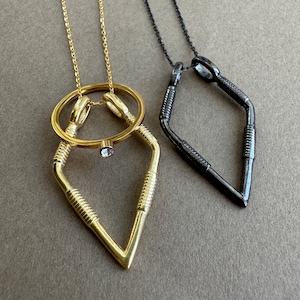 925 zilveren geometrische ringhouder ketting, ketting trouwringhouder hanger, ringhouder ketting, kerstcadeau, cadeau voor verpleegkundige