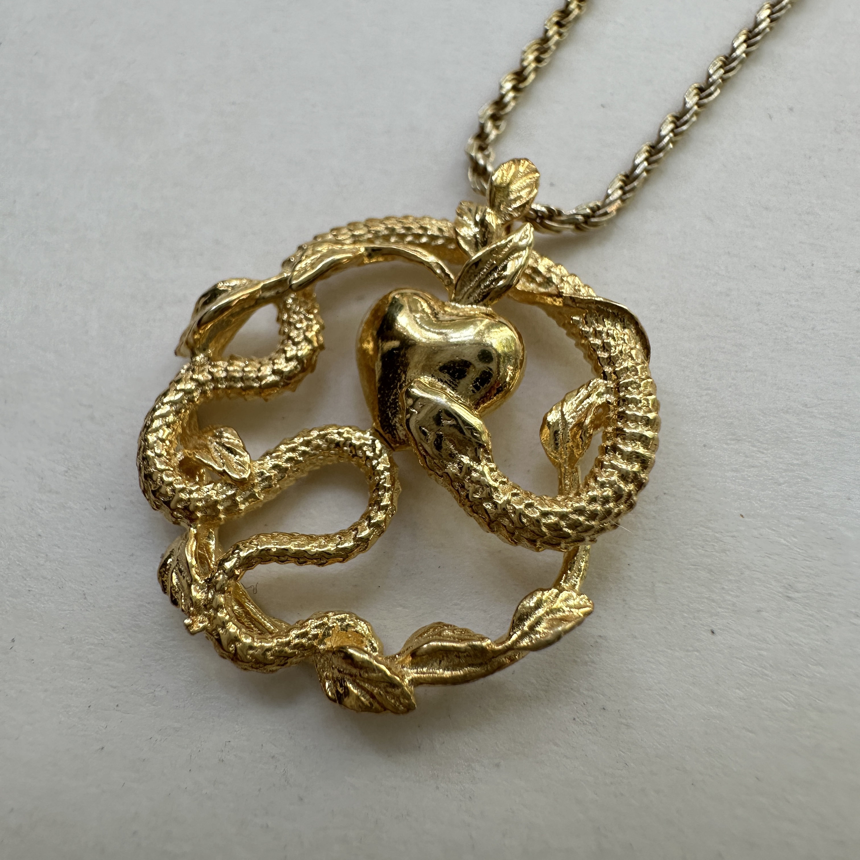 Pendant Snake Apple - Etsy