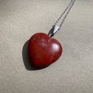 925 Silber Edelstein Herz Anhänger Halskette,Rote Koralle Edelstein Herz Anhänger,Geschenk Sommer Schmuck,Boho Halskette,Geschenk für Sie,handgefertigter Schmuck