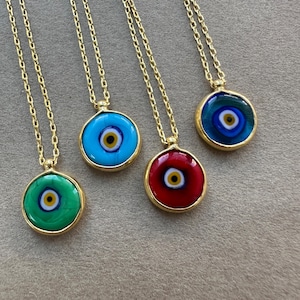 Evil Eye Necklace, Evil Eye Pendants, Nazar Necklace, Protection Necklace, Evil Eye Jewelry, Turkish Evil Eye,Hamsa Necklace, Greek Evil Eye