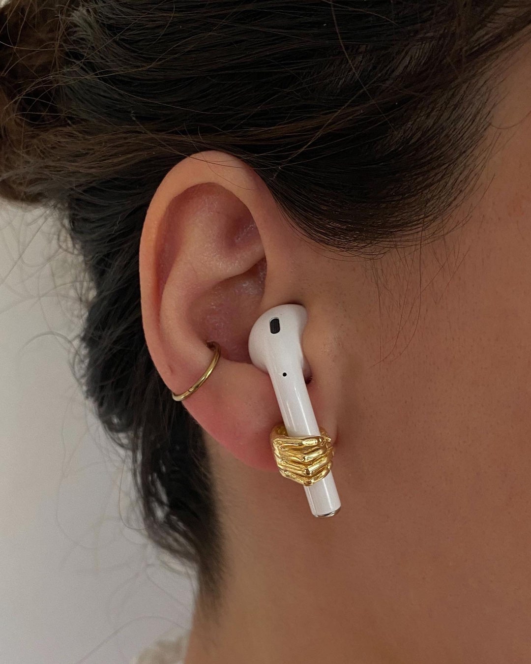 Airpods Earrings, Gold Plated Airpods Holder Earrings, AirPod Accessories,  AirPod Jewelry 