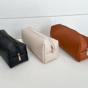 Estuches para lápices: bolso planificador minimalista, organizador de papelería, portatodo portátil