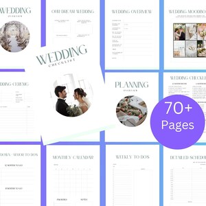 The Ultimate Wedding Day Binder Template, Edit in Canva, Wedding Itinerary, Instant Download, Digital Template, Printable, Wedding Planner