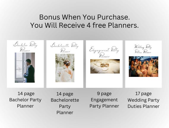 Cartella del giorno del matrimonio, Cartella del matrimonio, Lista