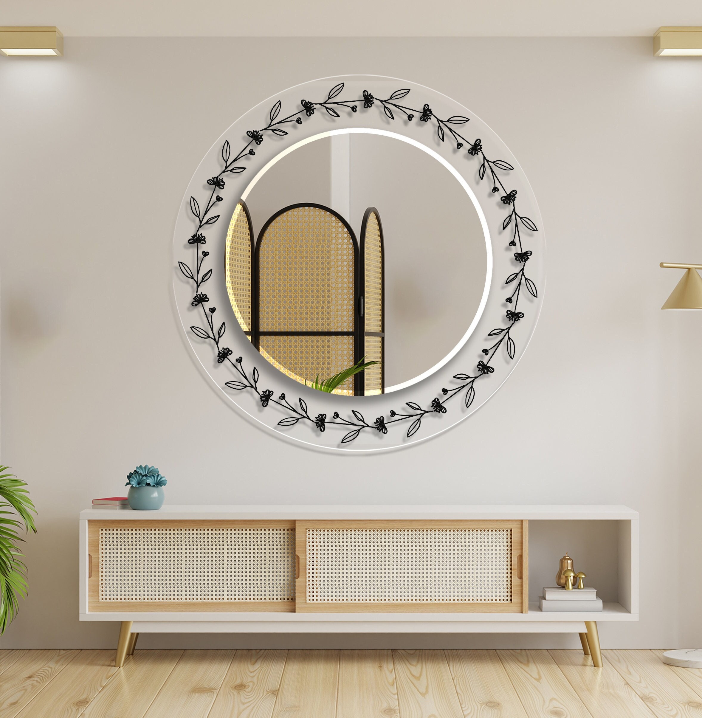 Buy Marie Metal Mirror with Frame Online in India at Best Price - Modern  Wall Decor - Home Decor - Furniture - Wooden Street Product