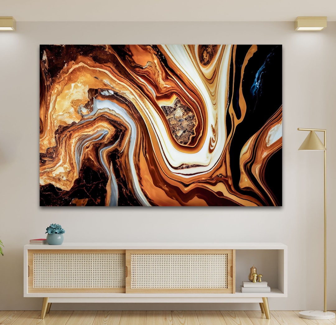 Tempered Glass Wall Artabstract Wall Etsy
