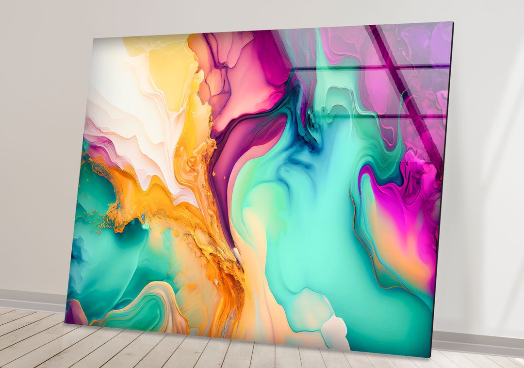 Tempered Glass Wall Artglass Wall Etsy