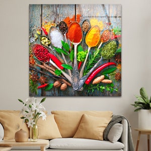 Tempered Glass Wall Art-kitchen Wall Decor-home Decor-glass - Etsy