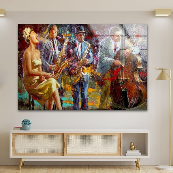Jazz Metal Wall Art Etsy