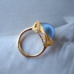 Genuine Mabe Pearl Ring s925 Silver women|Minimalist Simple Mabe Pearl Jewelry|Statement Vintage pearl ring|Handmade Bezel Mabe Pearl ring