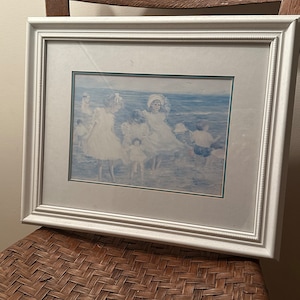 Framed Helene Leveillee &quot;On Vacation At Last&quot; print