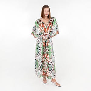 Sensual Silk Low-Cut Dress - 100% Pure Luxury,Birthday Gift, Gift for Women