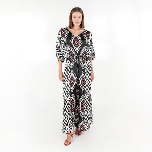 Sensual Silk Low-Cut Dress - 100% Pure Luxury,Birthday Gift, Gift for Women