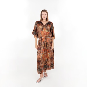 Sensual Silk Low-Cut Dress - 100% Pure Luxury,Birthday Gift, Gift for Women