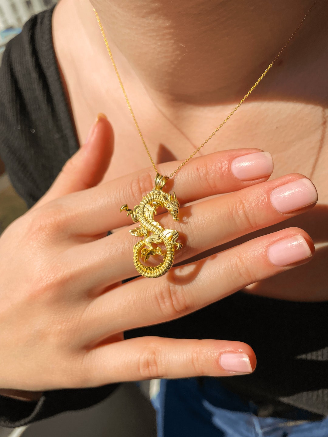[Golden dew] 韓国☆18K Gold☆Love for M 8P Necklace 31J8OYrNSMS.jpg
