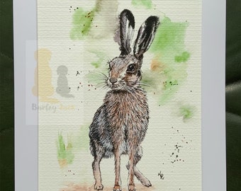 Dartmoor Hare Limited Edition Print