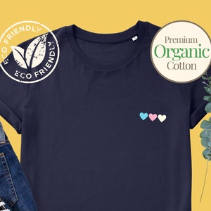 Trans Hearts Shirt, Unterstütze Trans, Trans Pride und zeige deine Unterstützung für die Trans Community.