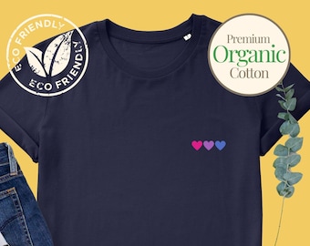 Bisexual Hearts Shirt, Bisexual Pride Shirt, Bi Pride, Bisexual Shirt, Bi Pride Shirt