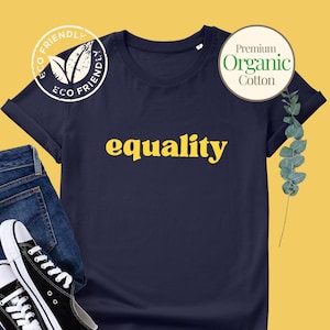 Equality Shirt, Queer Owned Shops, LGBTQ Shirt, Yellow