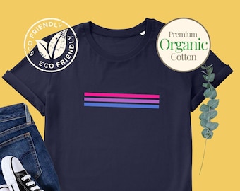 Bisexual Pride Flag Shirt Bi Pride TShirt Bi Pride Gift Bi T-Shirt Bisexual TShirt Bisexual Clothing LGBTQ Shirt Pride Queer Owned Shops