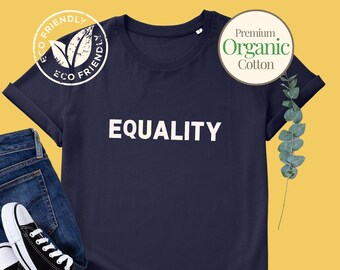 Equality Shirt, Queer Owned Shops, LGBTQ Shirt, White