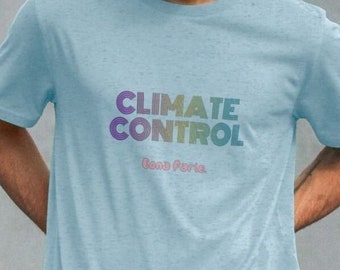 Climate Control Sustainable Shirt Recycled Organic Cotton T-shirt Eco Friendly Climate Change T Shirts Sustainable Clothing (masc Style)