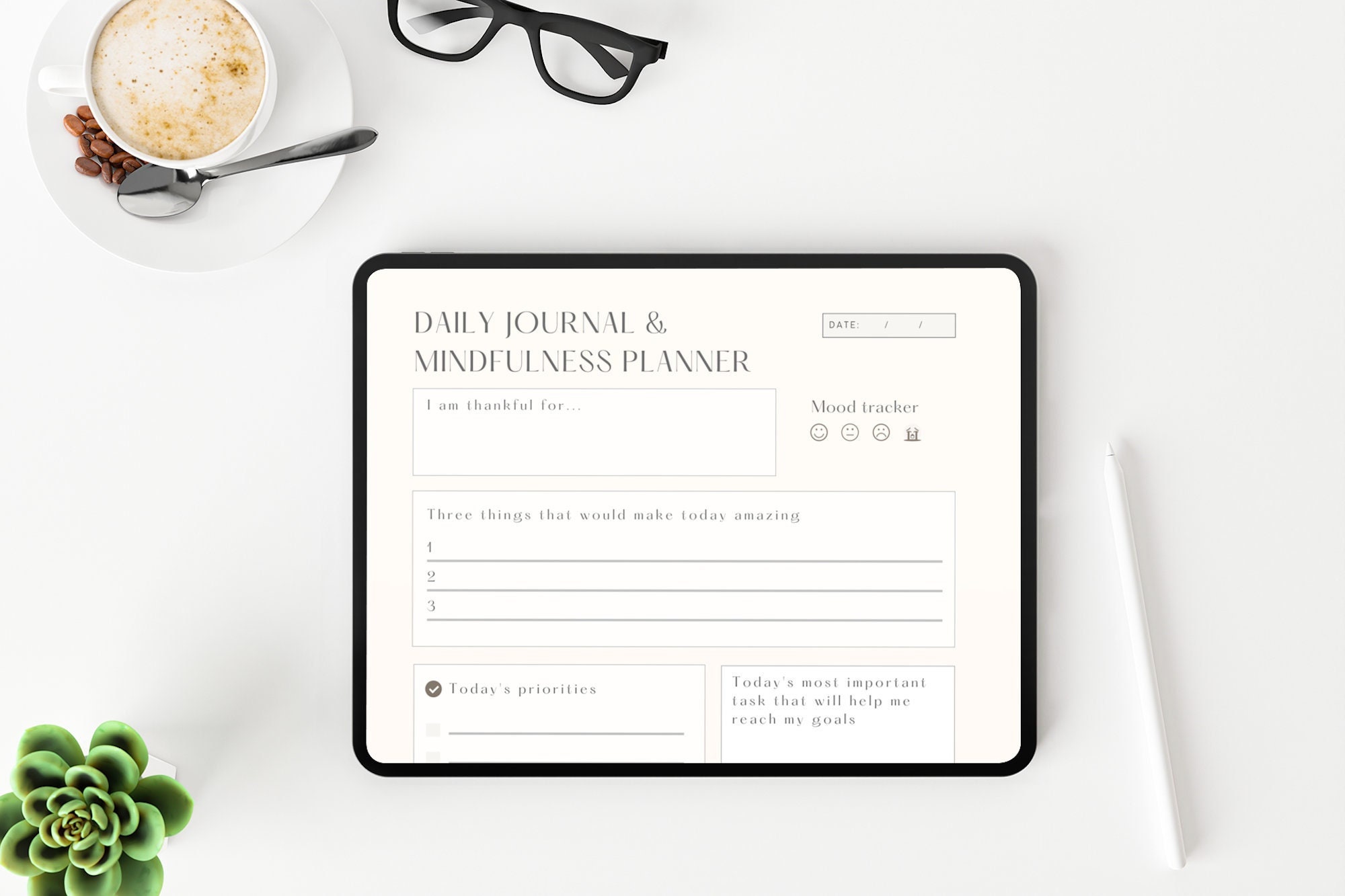 Anxiety Journal Printable Self Care Planner for Anxiety Guided Digital ...