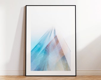 Original London Wall Art London Print London City Poster London Skyline London Art Print London Shard Waiting Room Office Wall Decor AirBnB