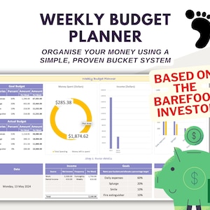 Wekelijkse budgetplanner | Spreadsheet persoonlijke financiën