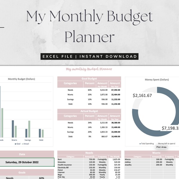 Monthly Budget Planner