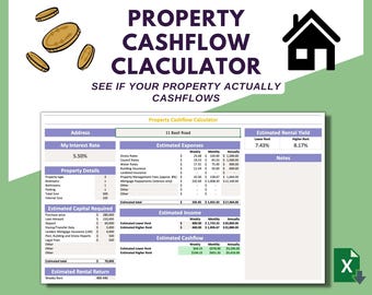 Property Cashflow Calculator | Investment Property Spreadsheet