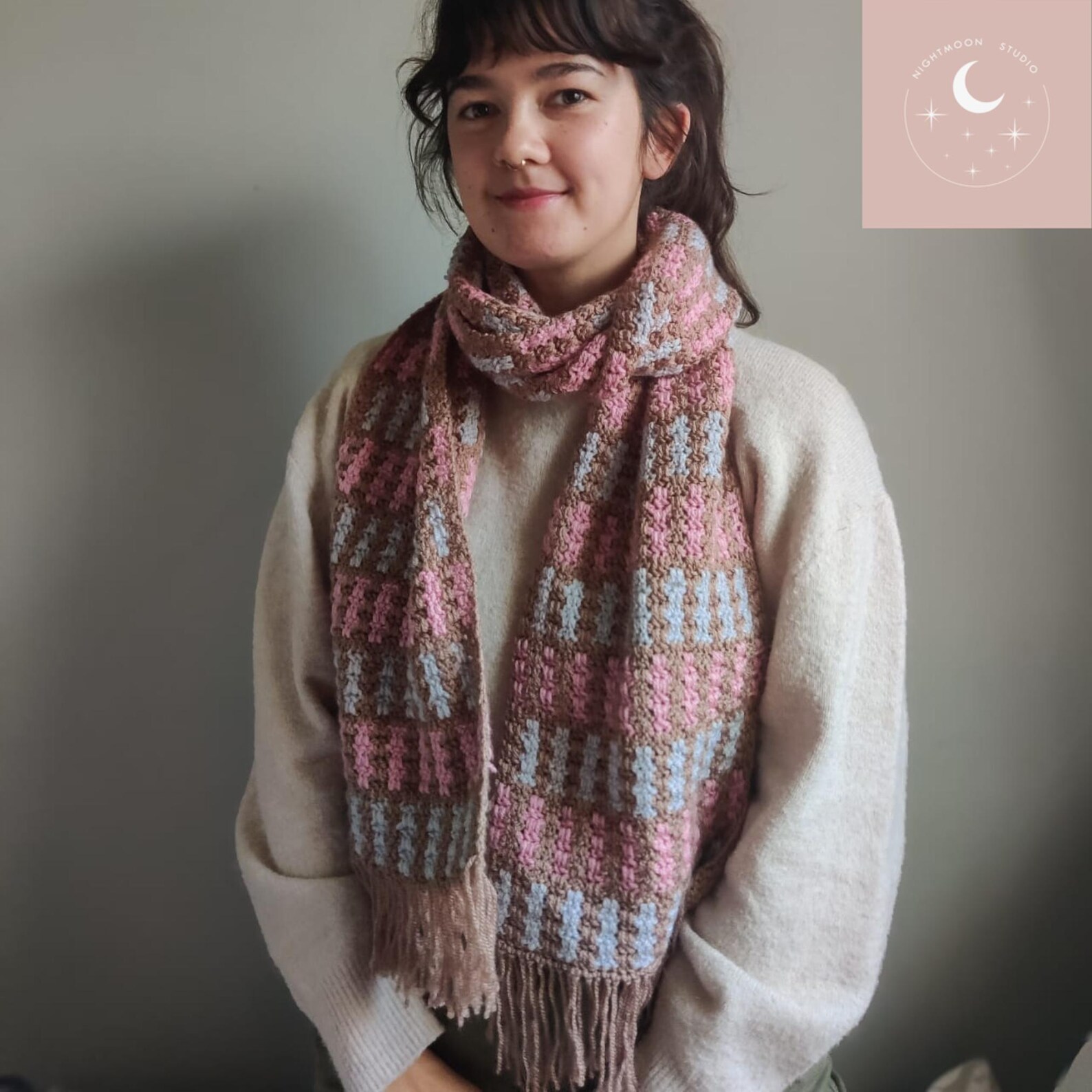 Cozy Daze Scarf PDF CROCHET PATTERN Customisable Unisex Beginner ...
