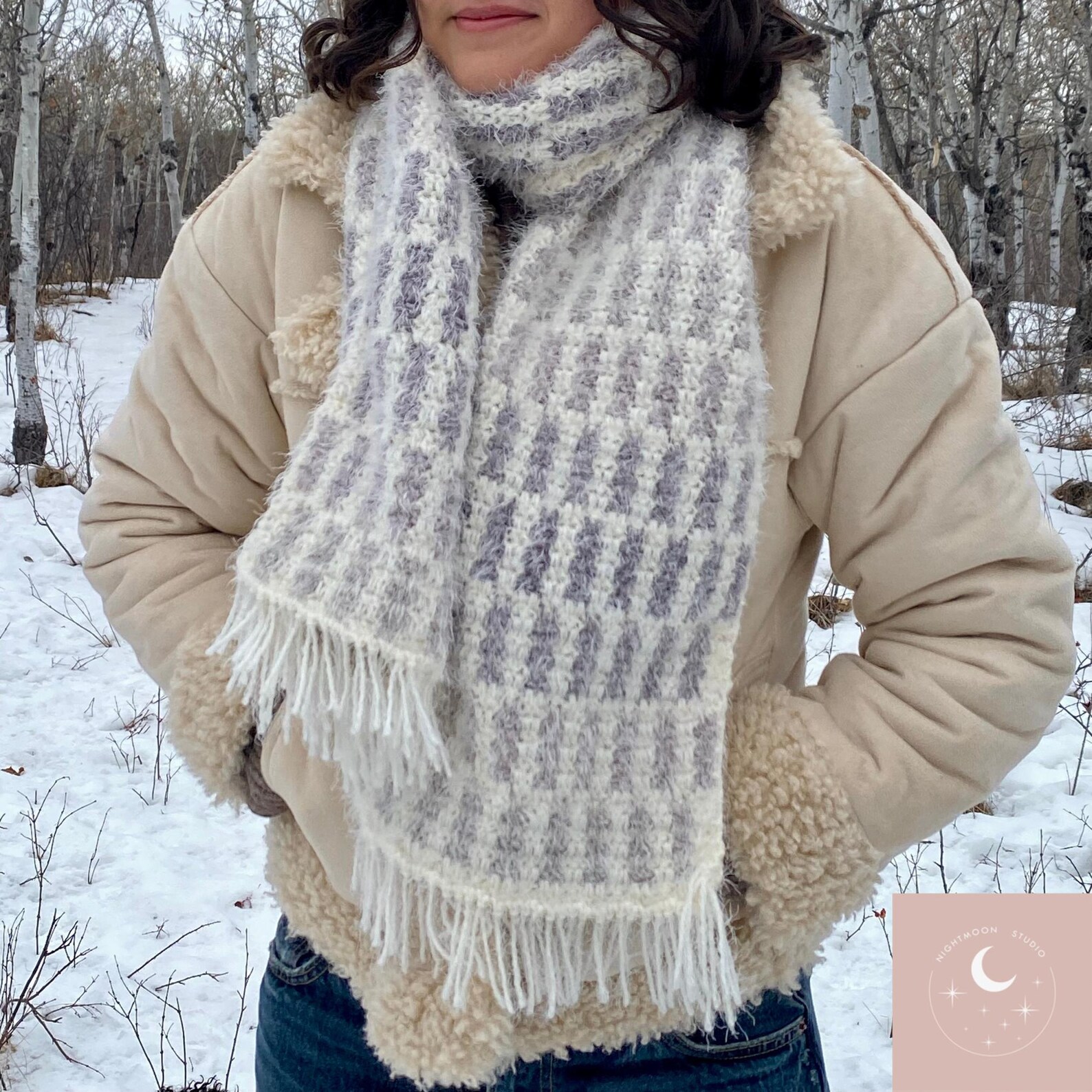 Cozy Daze Scarf PDF CROCHET PATTERN Customisable Unisex Beginner ...