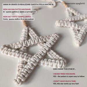 Macrame Christmas Star Ornament PATTERN | PDF Pattern Christmas ...