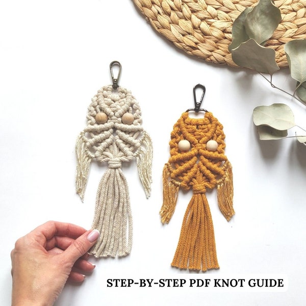 Macrame Mushroom PATTERN PDF Download Etsy Canada