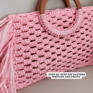 Macrame PATTERN Summer Beach Bag | PDF Pattern Macrame Summer Bag | Beginner Macrame