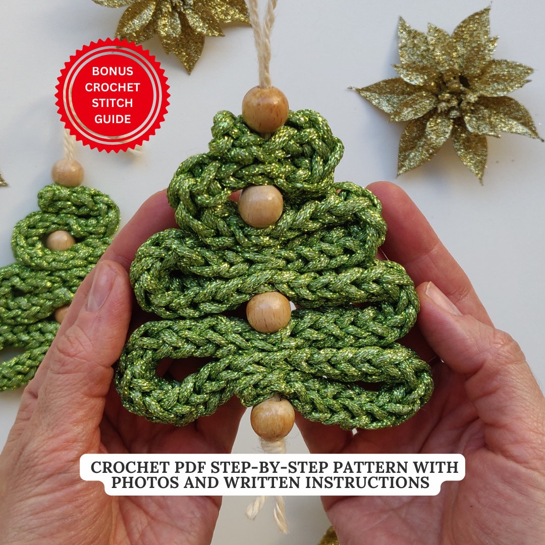 Crochet Christmas Tree Ornament PATTERN | PDF Pattern Christmas ...