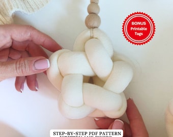 PDF Häkelanleitung - Written PDF and Knot Guide - diy chunky star