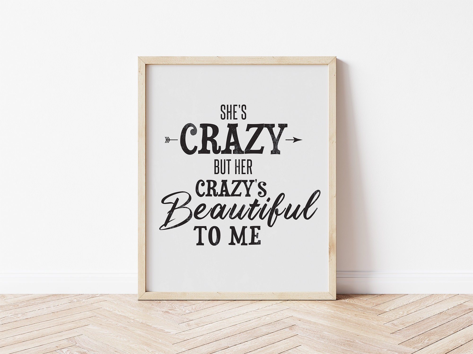 Beautiful Crazy Lyrics Poster for Sale by CrystalCrush