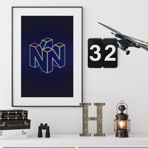 Retro Gaming Poster, Wall Decor, Digital Prints, Video Game Room Poster ...