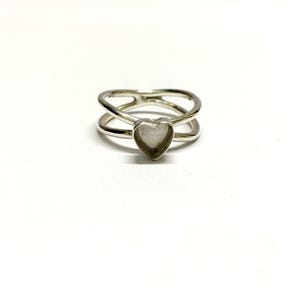 925 sterling silver Heart galaxy ring band, Heart galaxy ring, Heart shape bezel cup blank ring making, jewelry supplies, Breast Milk ring